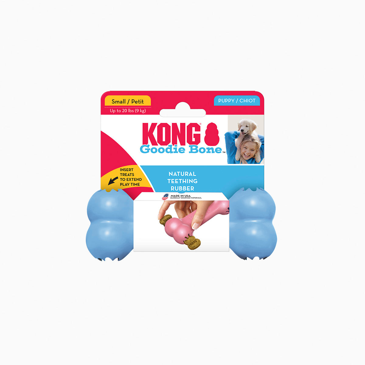 KONG Glju03115 Kong Puppy Goodie Bone