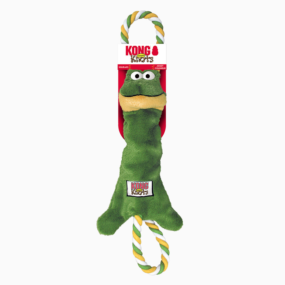 KONG Glju03414 Kong Tugger Knots Frog