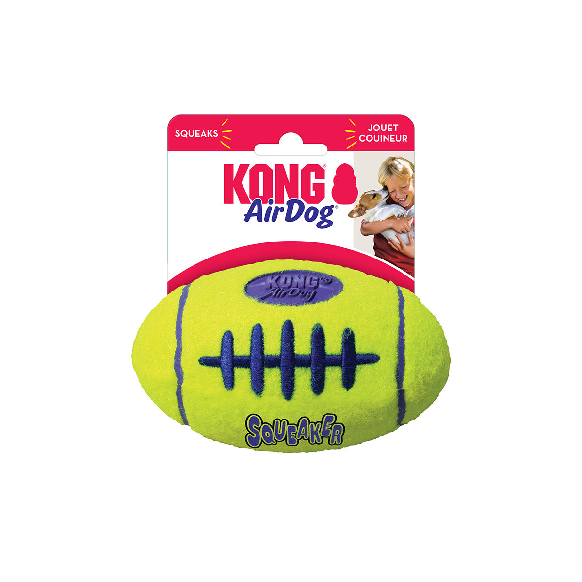 KONG Glju3171 Kong Air Squeaker Football M