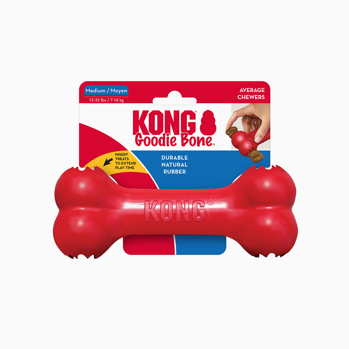 KONG Glju3033 Kong Goodie Bone M