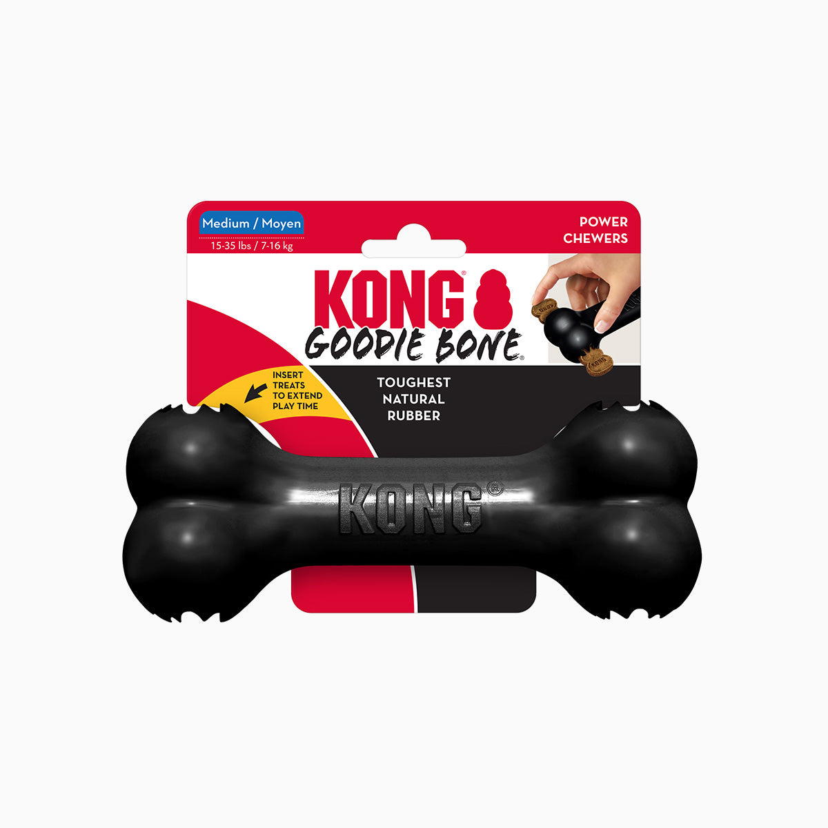 KONG Glju3038 Kong Extreme Goodie Bone M