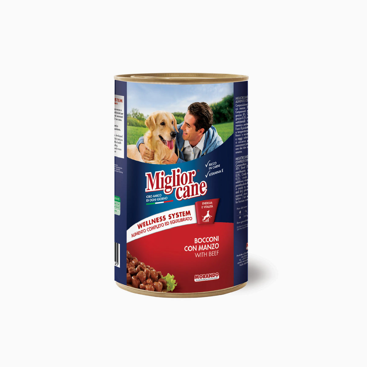 Miglior Cane Tin Bocconcini Beef 1.25kg