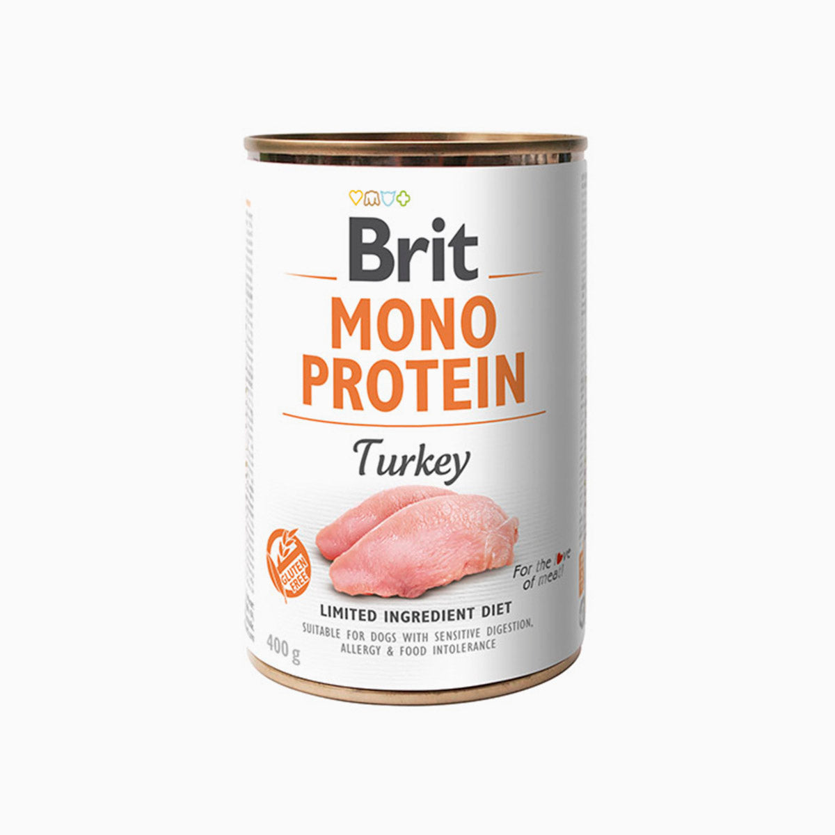 Brit Mono Protein Turkey 400 g – Wet Dog Food