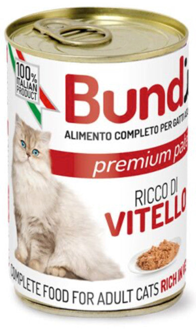Bundy Adult Cat Pâté with Veal 400g