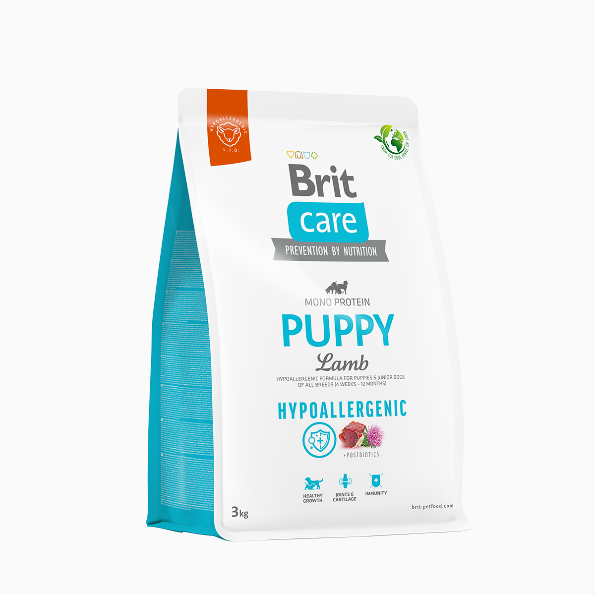 Brit Care Dog Hypoallergenic Puppy – Lamb & Rice – 3 kg