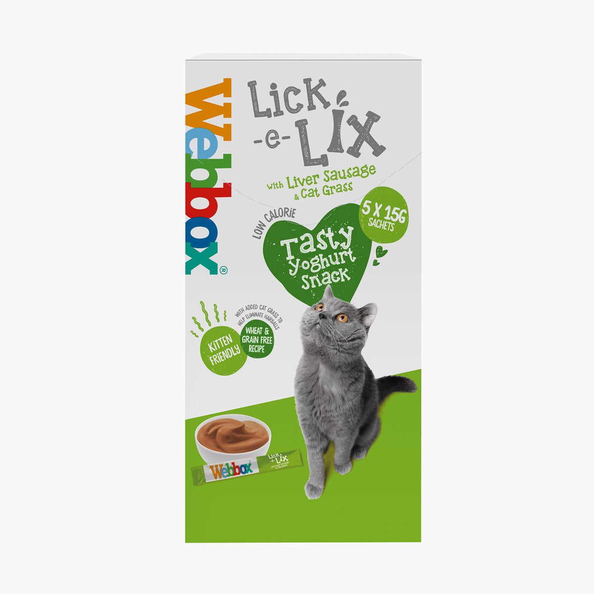 Webbox Lick E Lix Liver Saug & Cat Grass