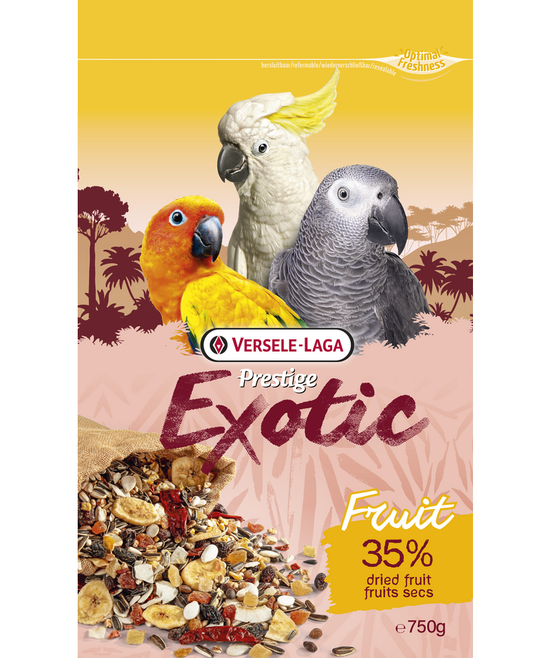 Versele-Laga Prestige Exotic Fruit for Parrots 750g