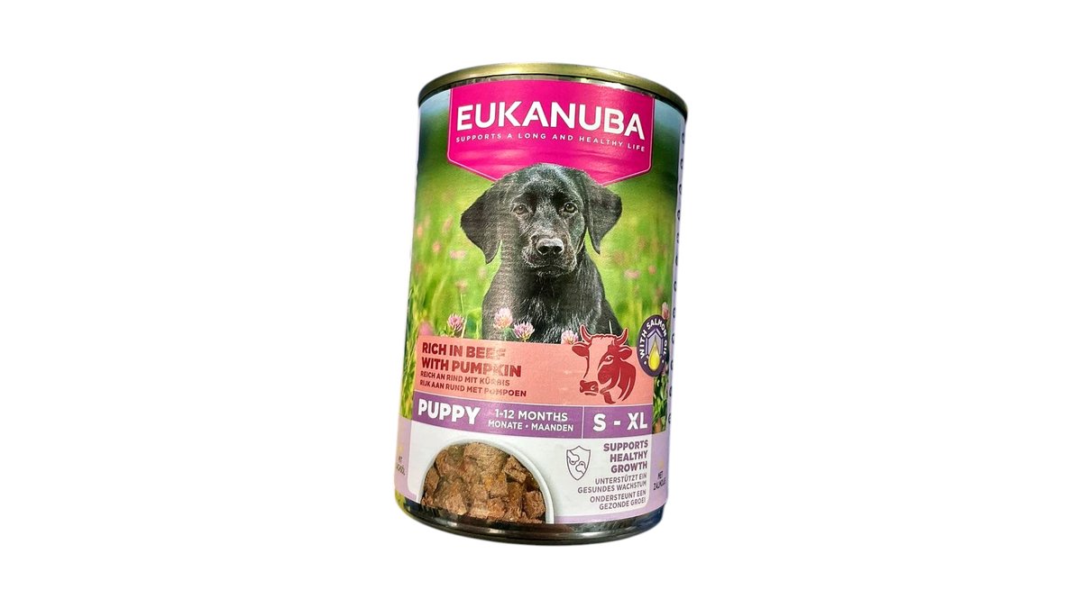 EUKANUBA DOG PUPPY BEEF/PUMP WET 400G