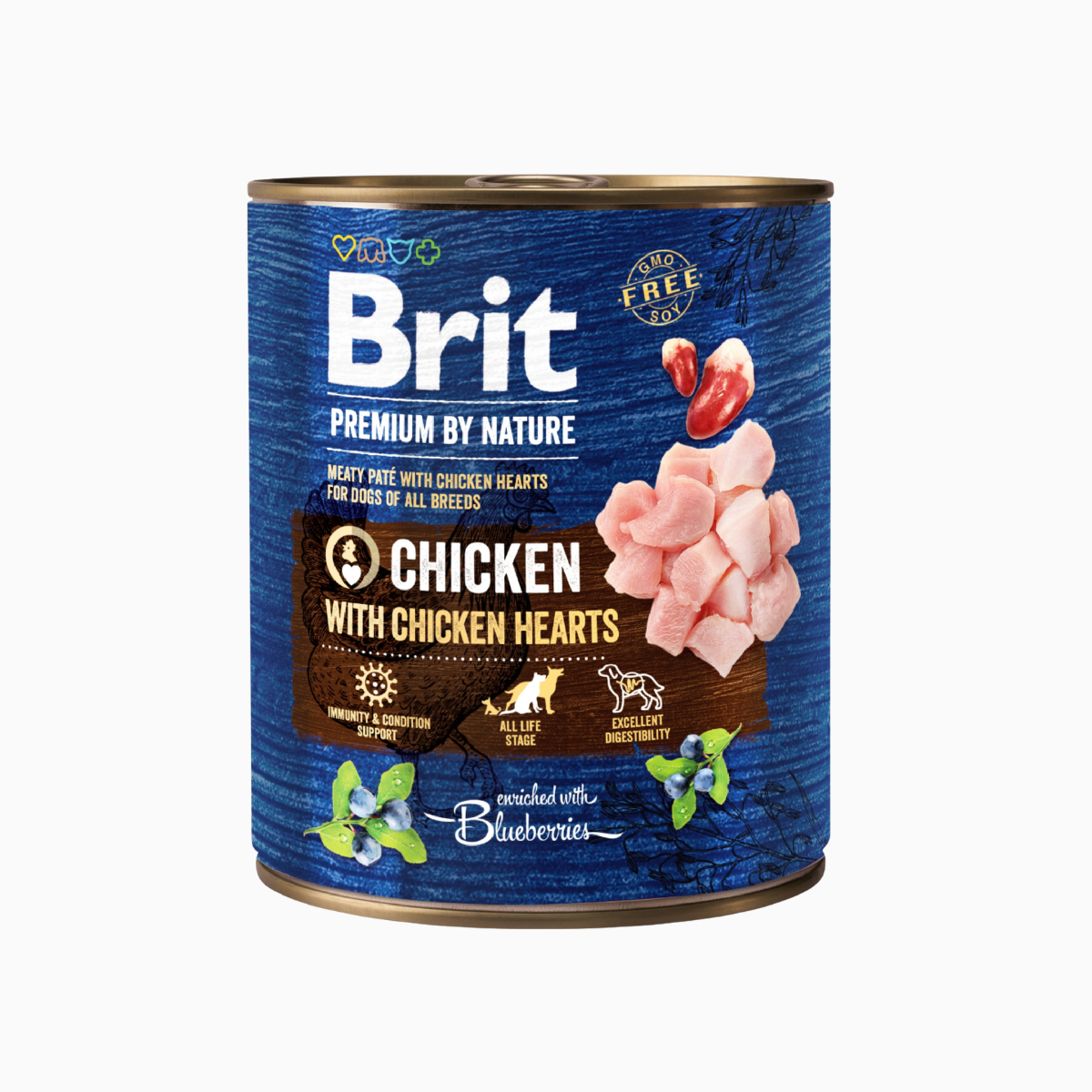 Brit Premium by Nature Chicken with Chicken Hearts 800g