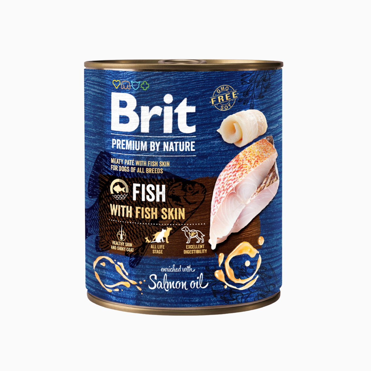 Brit Premium by Nature Fish with Fish Skin 800G