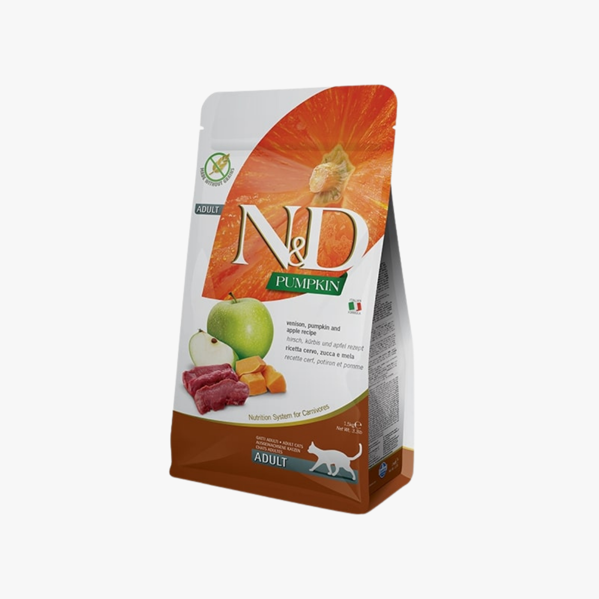N&D Pumpkin Cat Venison & Apple 5Kg