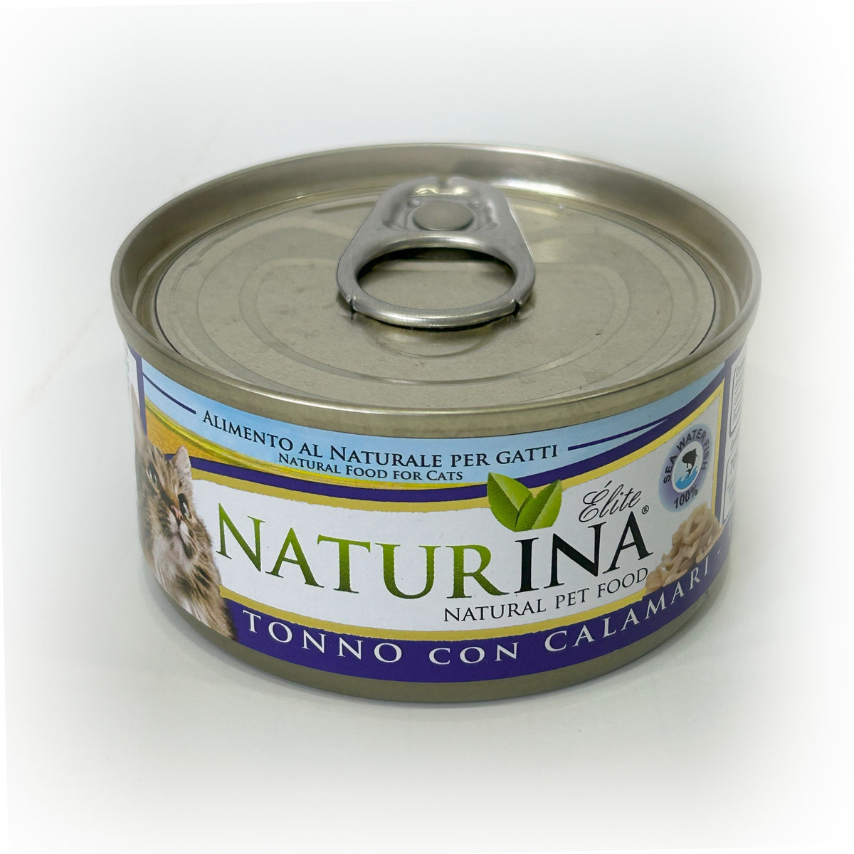 Naturina Elite Tuna with Squids 70 g – Wet Cat Food