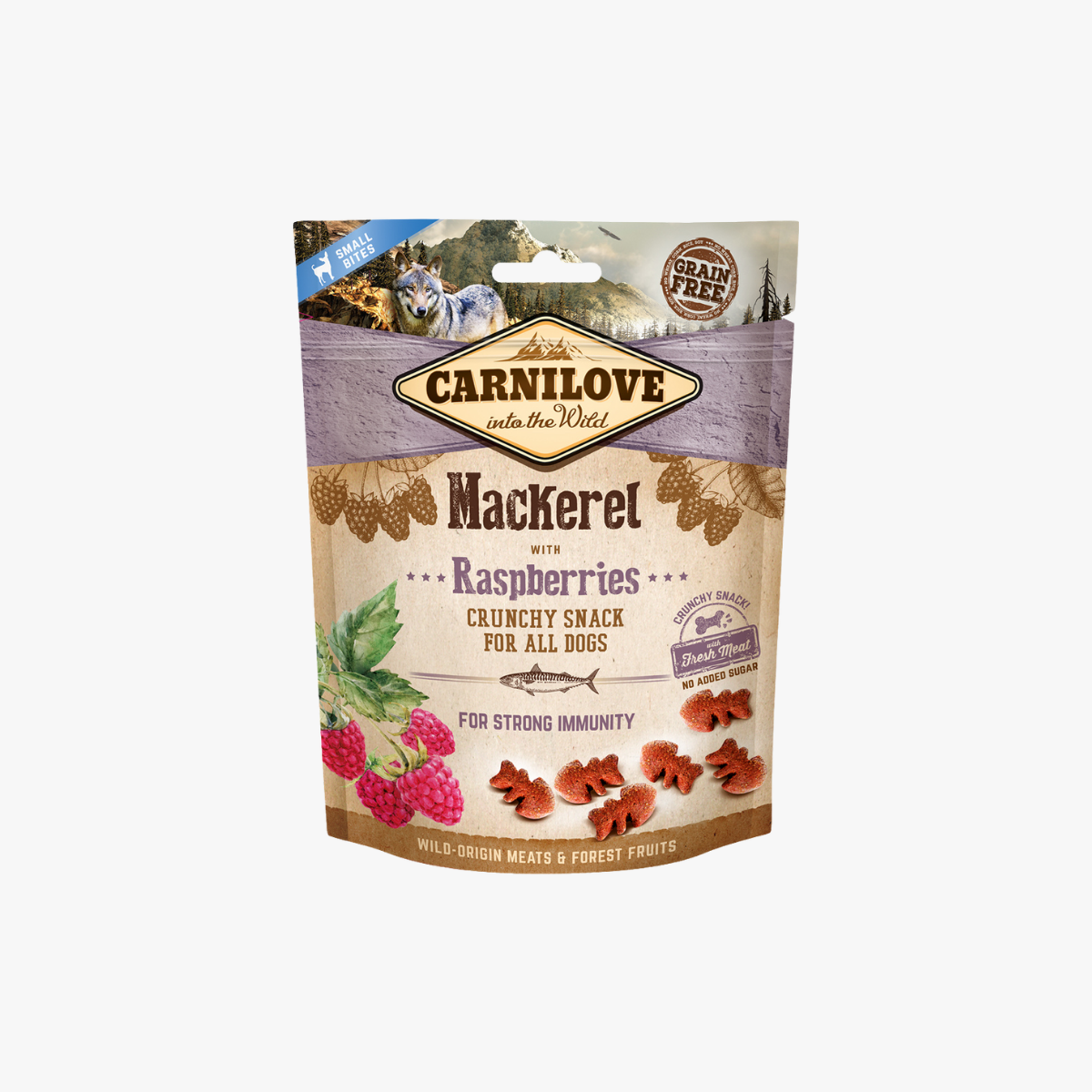 Carnilove Dog Crunchy Snack Mackerel And Raspberries 200G