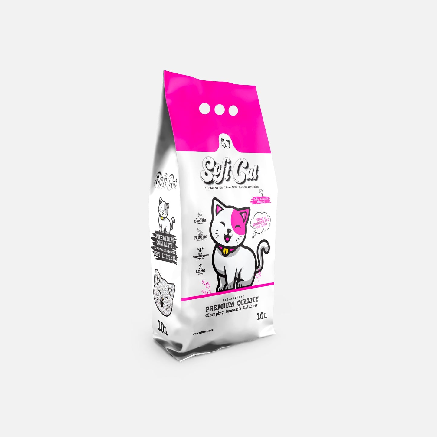Soft Cat Scented Litter Baby Powder 10L