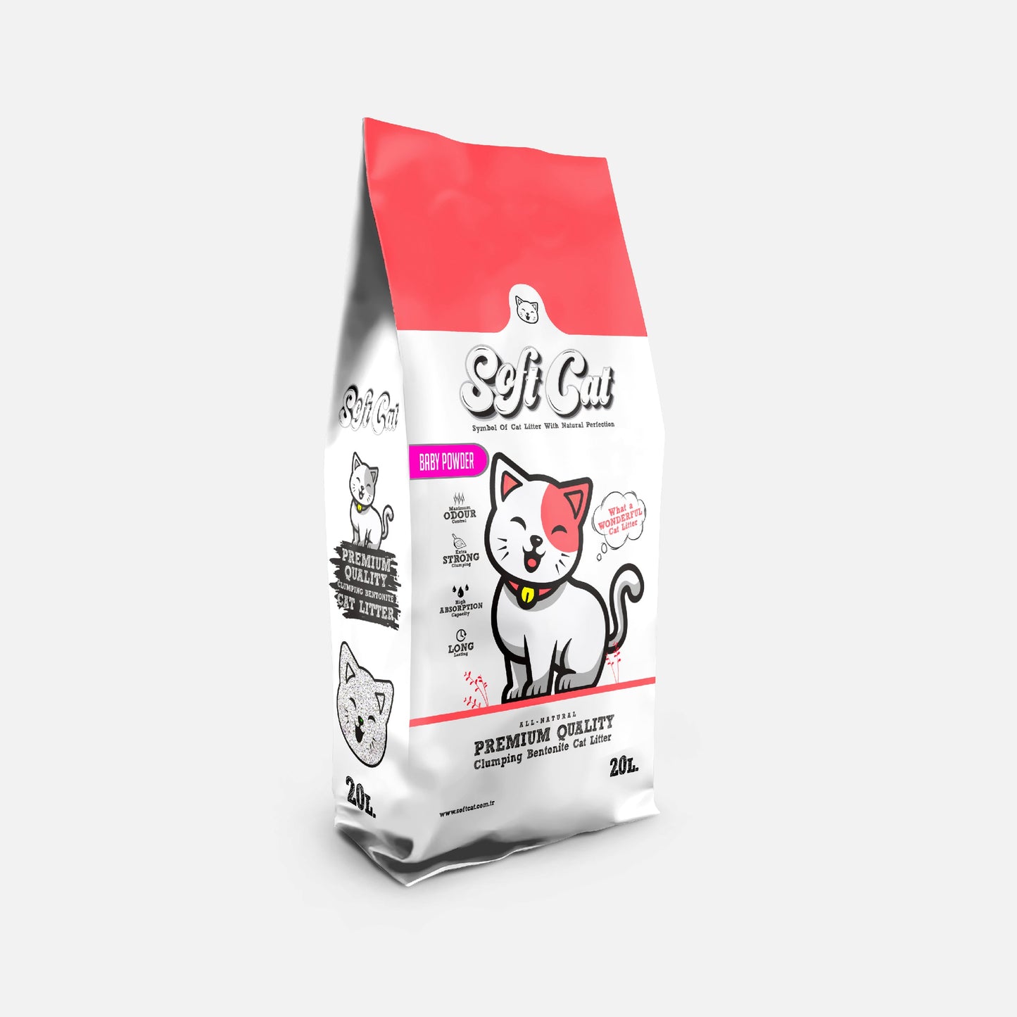 Soft Cat Scented Litter Baby Powder 20L