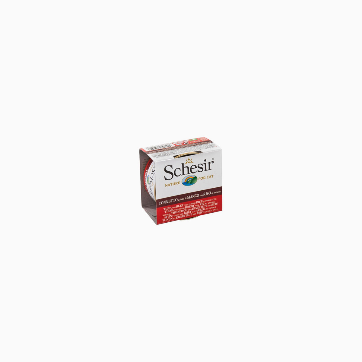 Schesir Cat Tuna/Beef & Rice 85G