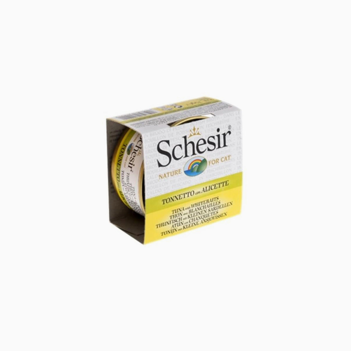Schesir Tuna with Whitebait 70 g – Wet Cat Food