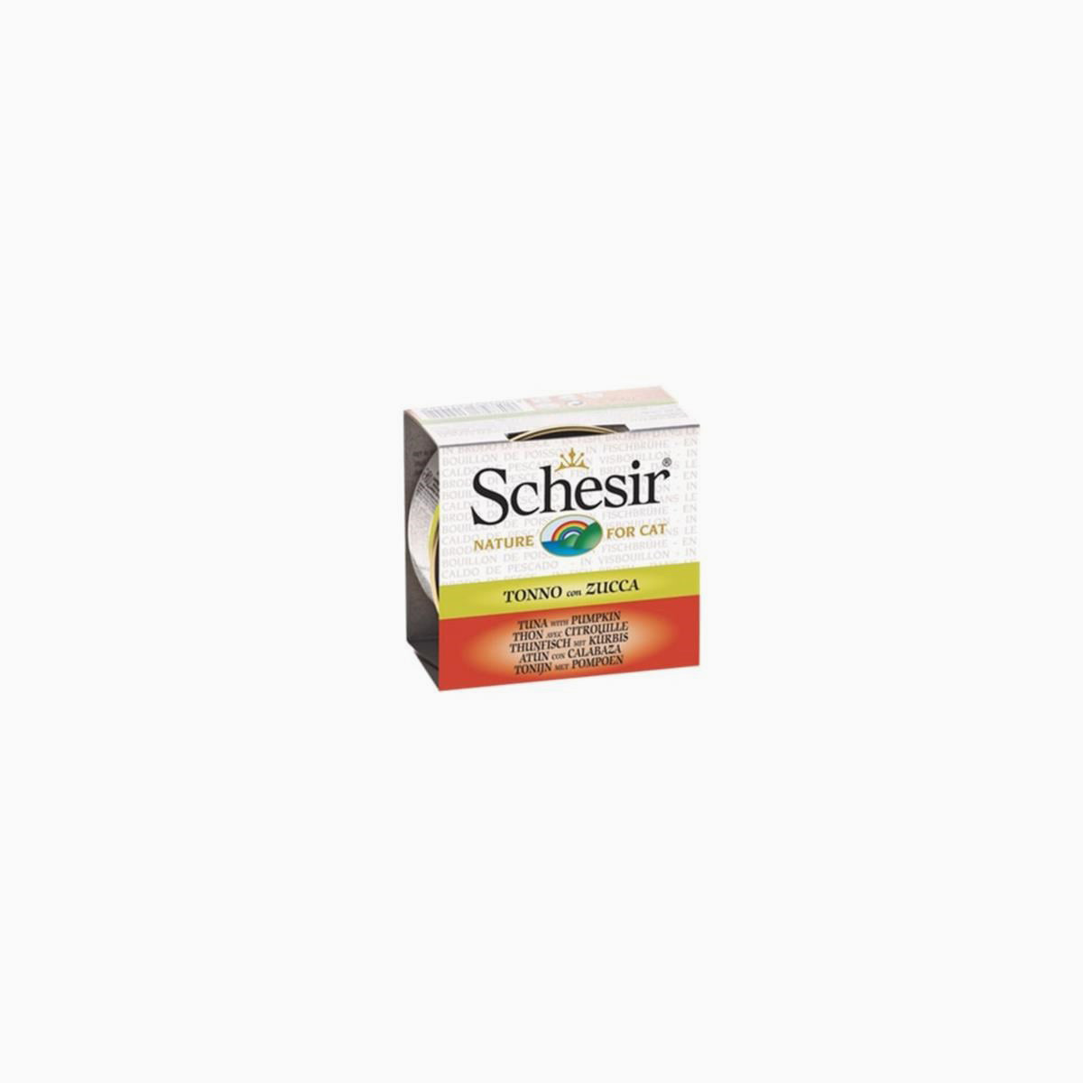 Schesir Tuna with Pumpkin 70 g – Wet Cat Food