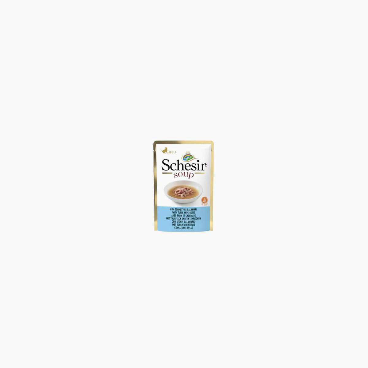 Schesir Cat Soup Wild Tuna&Squids 40G