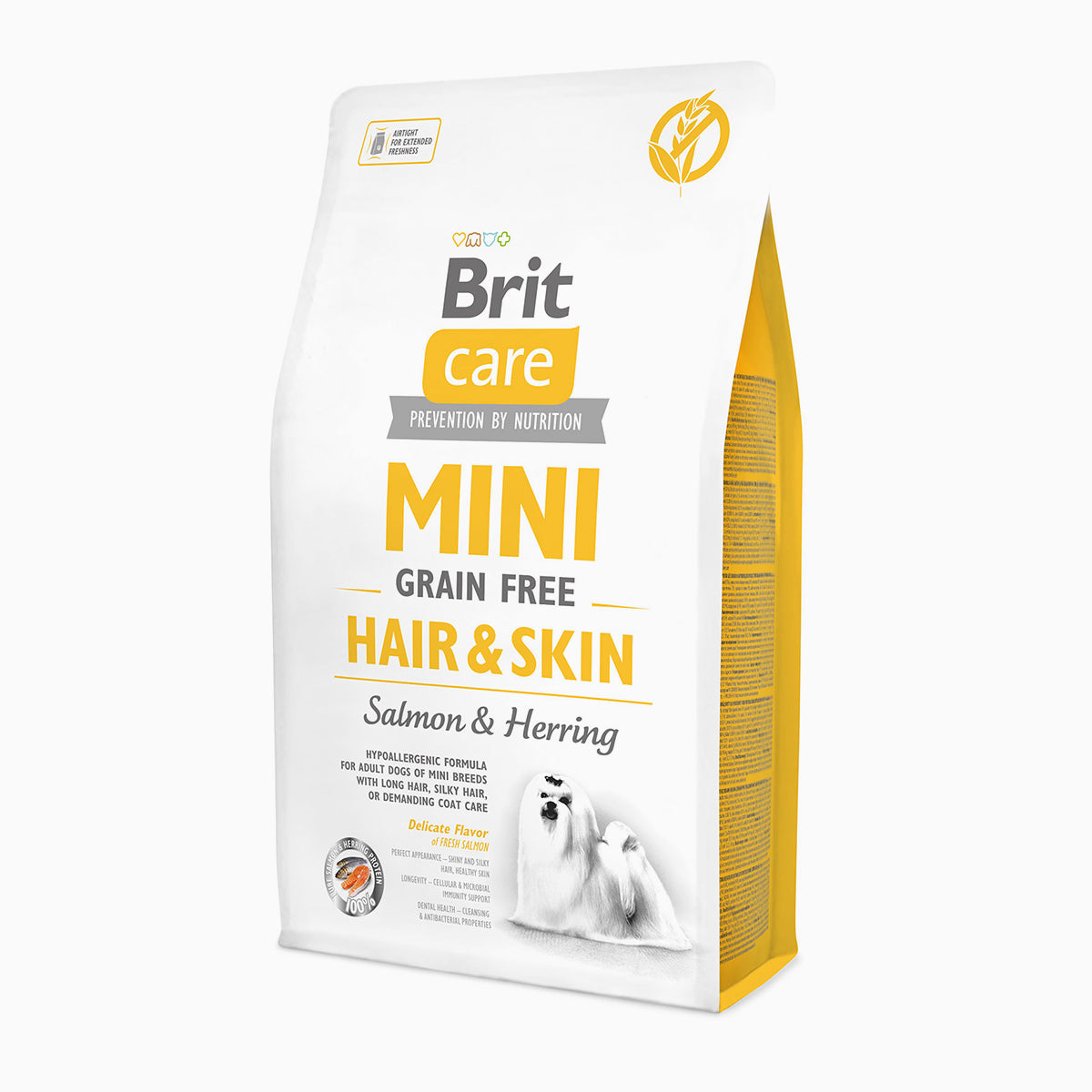 Brit Care Mini Grain Free Hair & Skin Salmon & Herring Dog Food 2kg