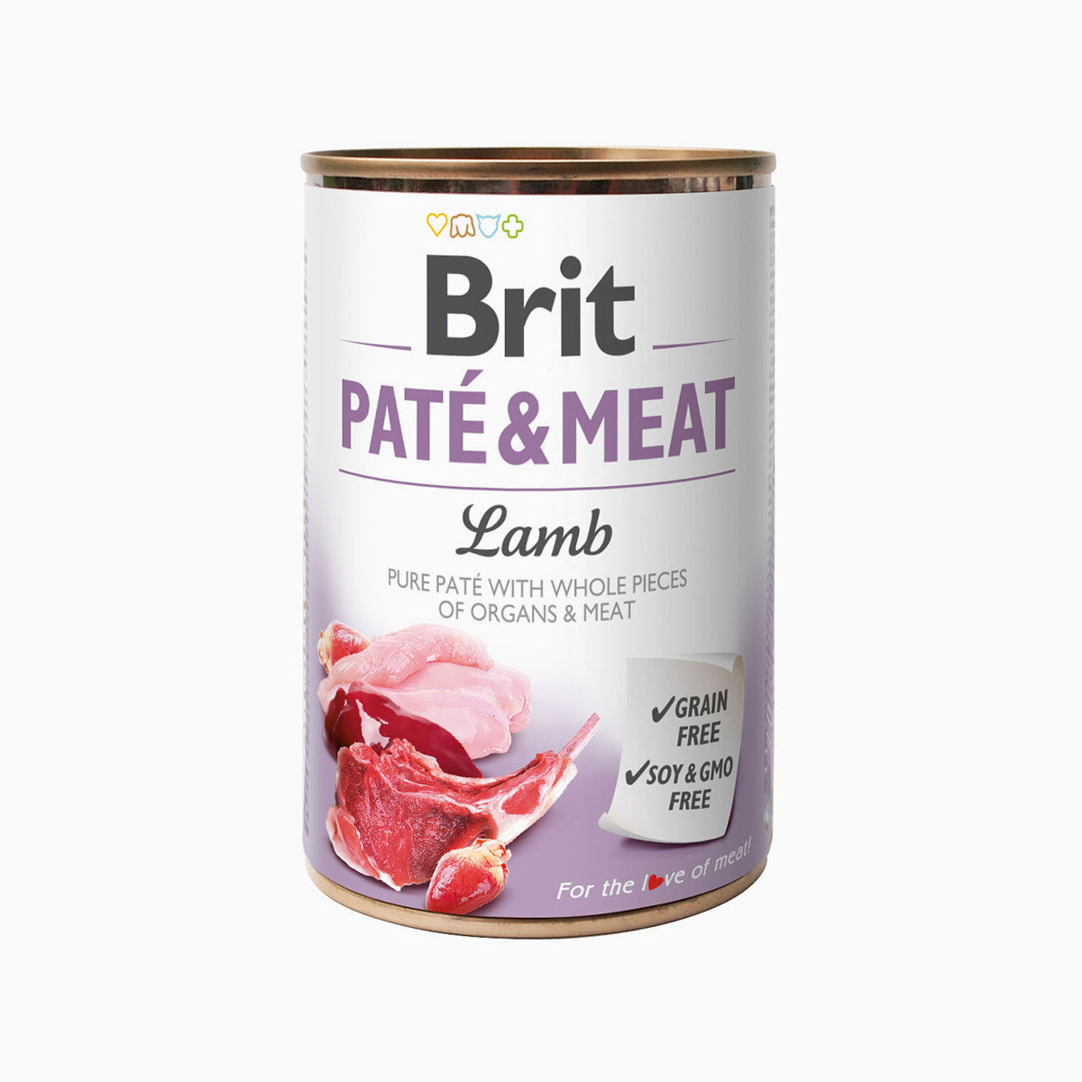Brit Pate’ & Meaty Adult Tin 400g Lamb