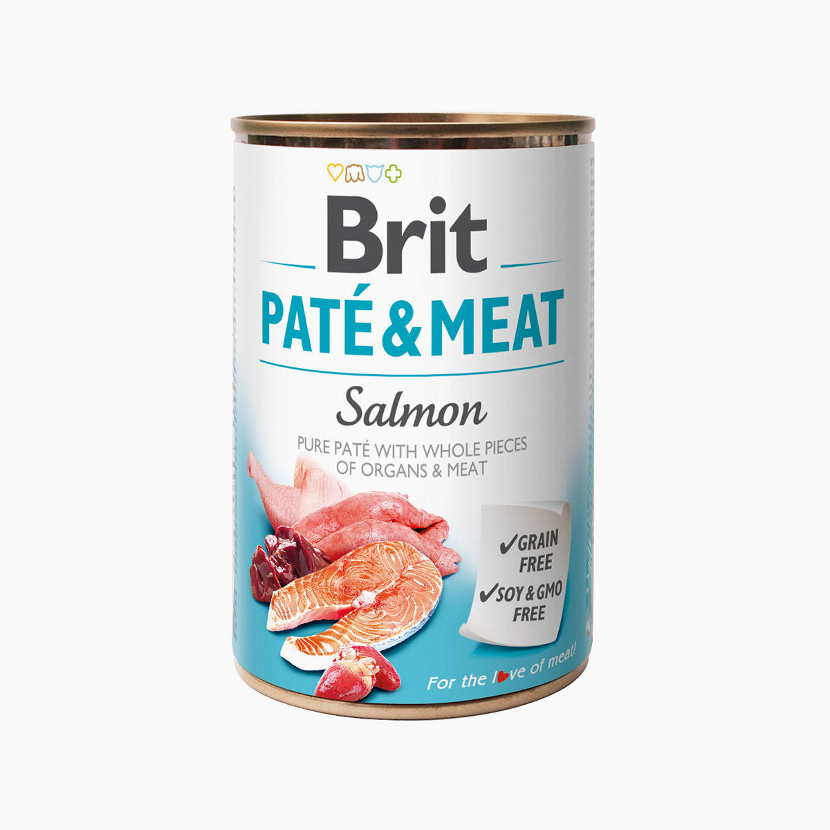 Brit Pate’ & Meaty Adult Tin 400g Salmon