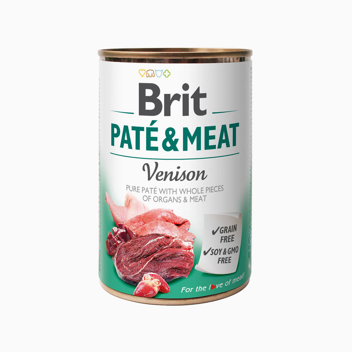 Brit Pate’ & Meaty Adult Tin 400g Venison
