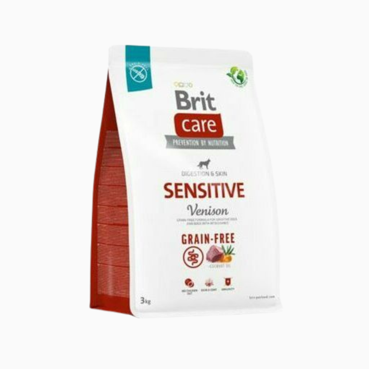Brit Care Grain-Free Sensitive Digestion & Skin – Venison & Potato – 3 kg