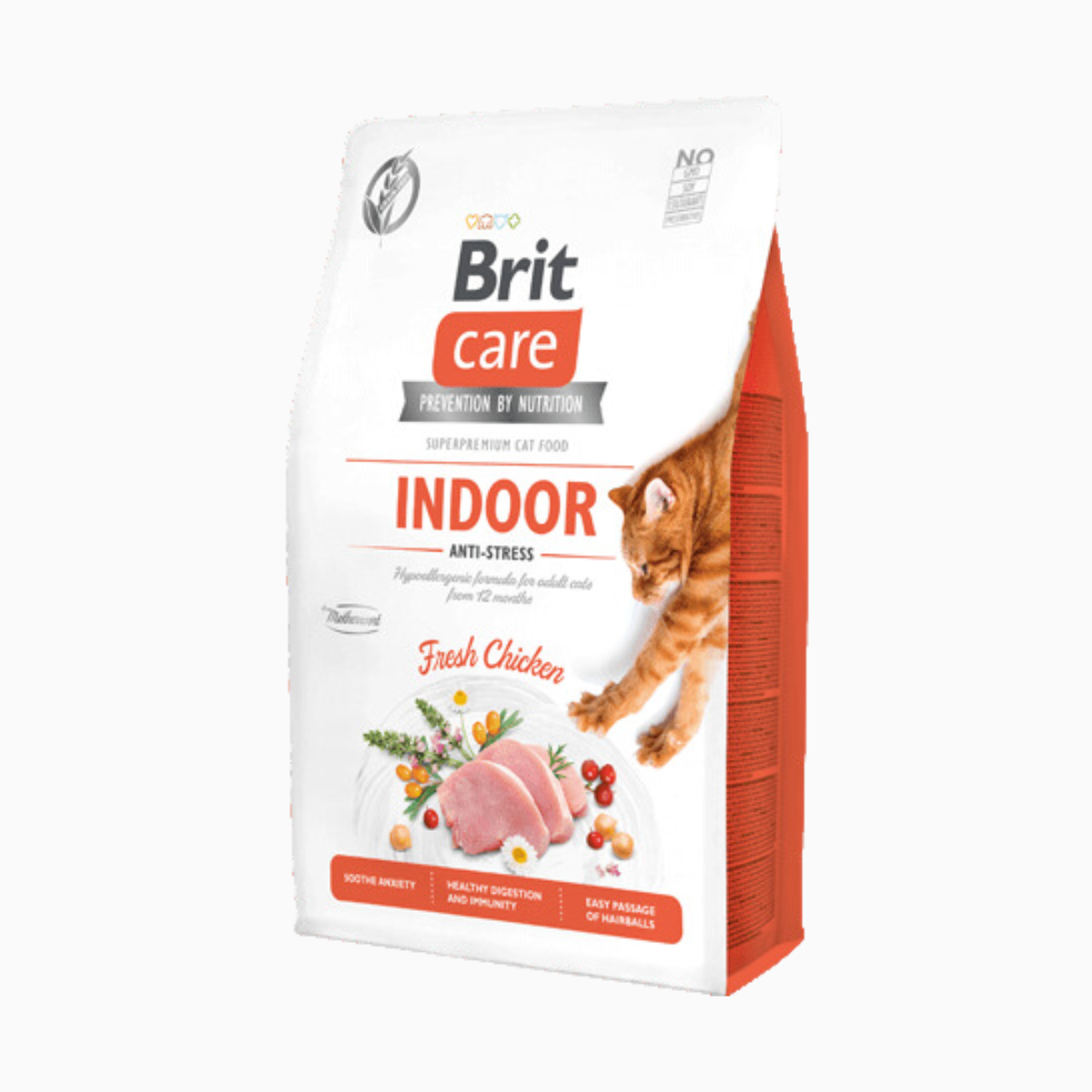 Brit Care Cat Grain-Free Indoor Anti-Stress – Chicken – 400 g