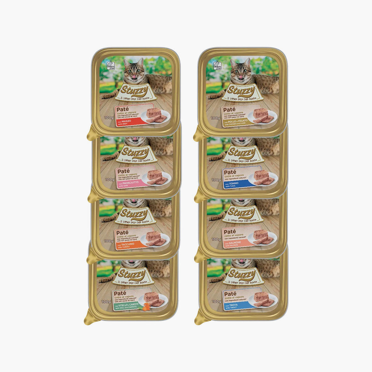 Stuzzy Pate All Flavours 100G