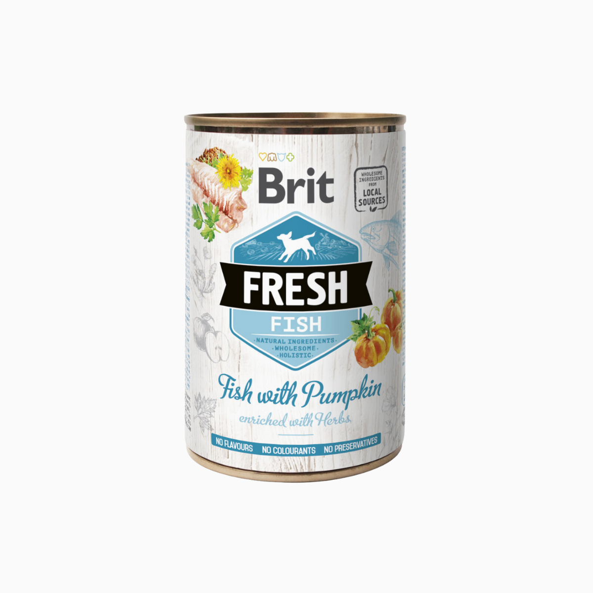 Brit Fresh Fish with Pumpkin 400 g – Wet Dog Food