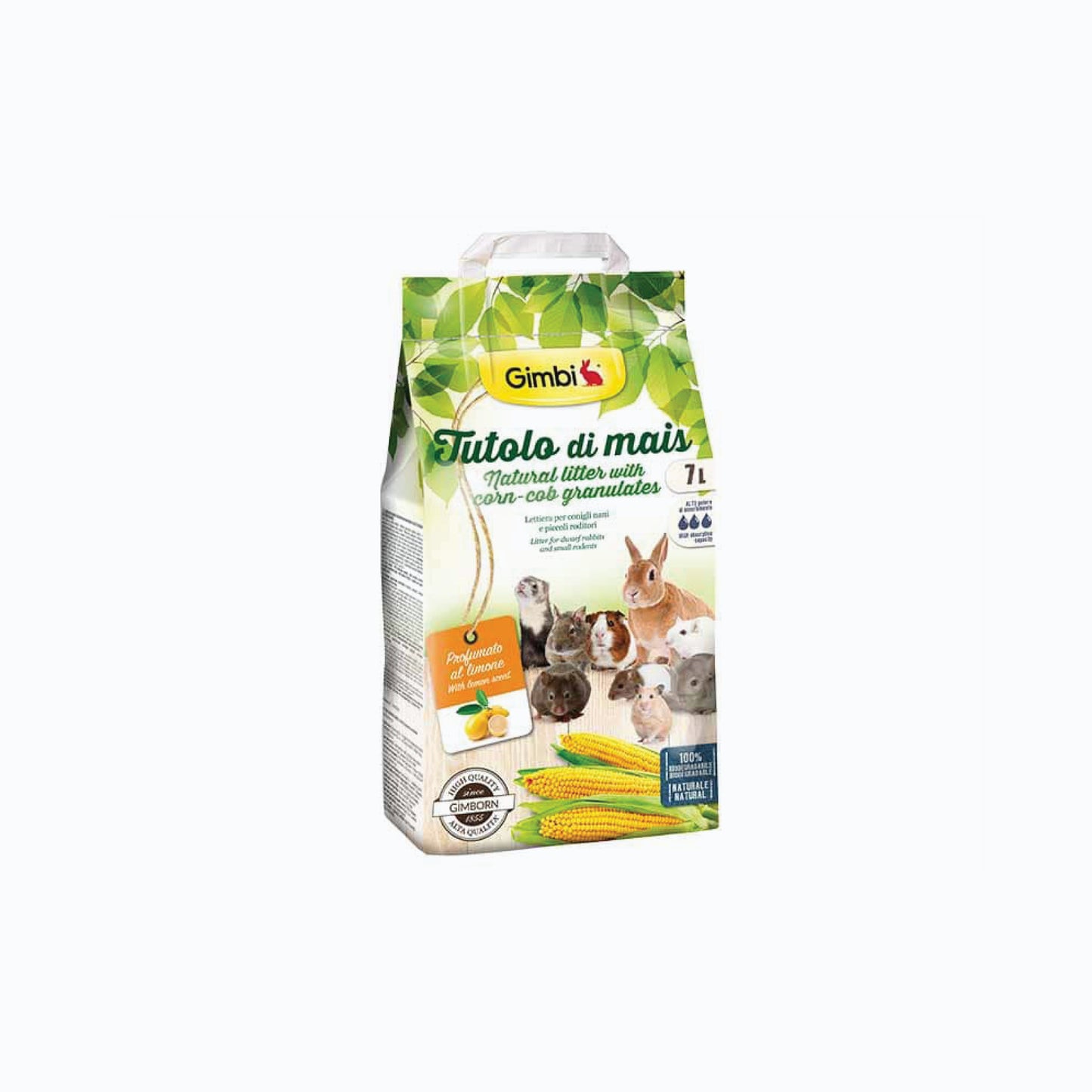 Gimborn Maize Cob Litter W/Lemon Flv X 7Lt