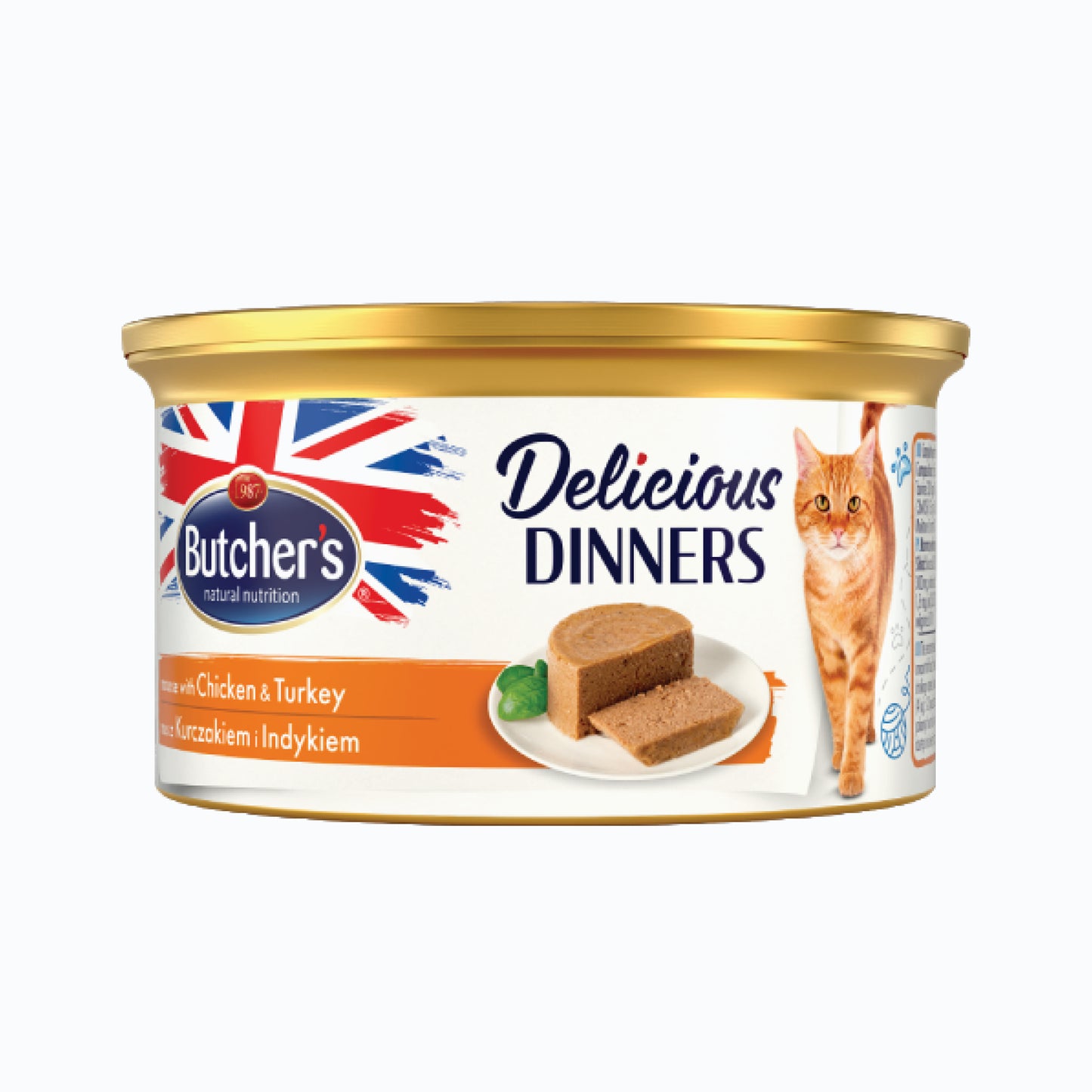 Butcher'S Delicious Dinners Chicken And Turkey Mousse 85G