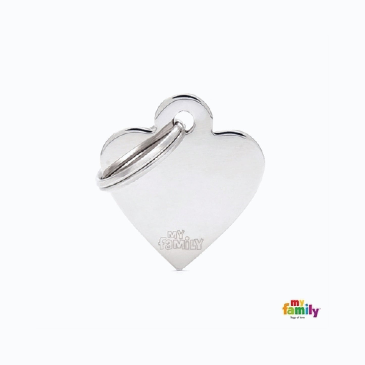 My Family Mfb21 Small Heart Brass Plated W/Chrome