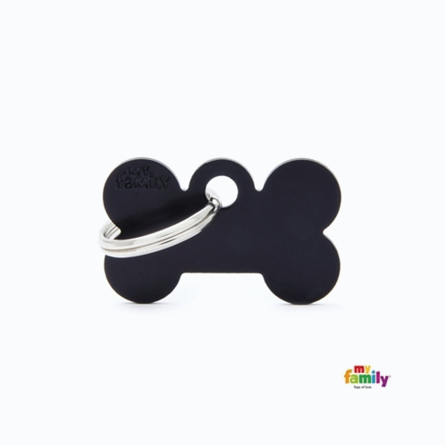 My Family Mfb31 Small Bone Aluminium Black