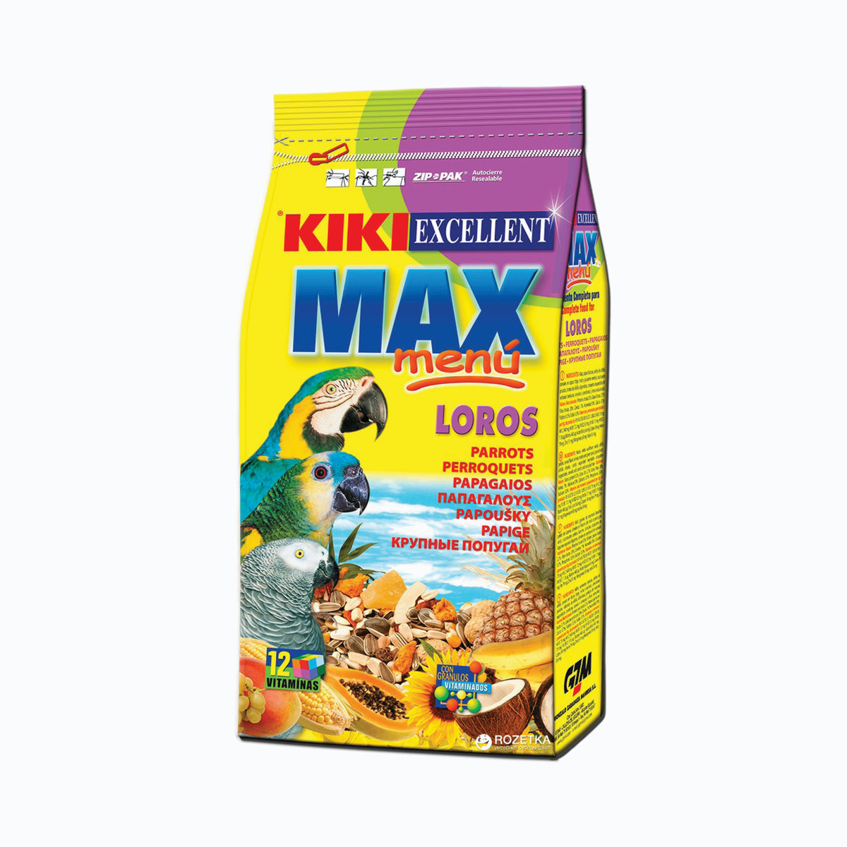 Kiki Max Menu Parrot 2Kg