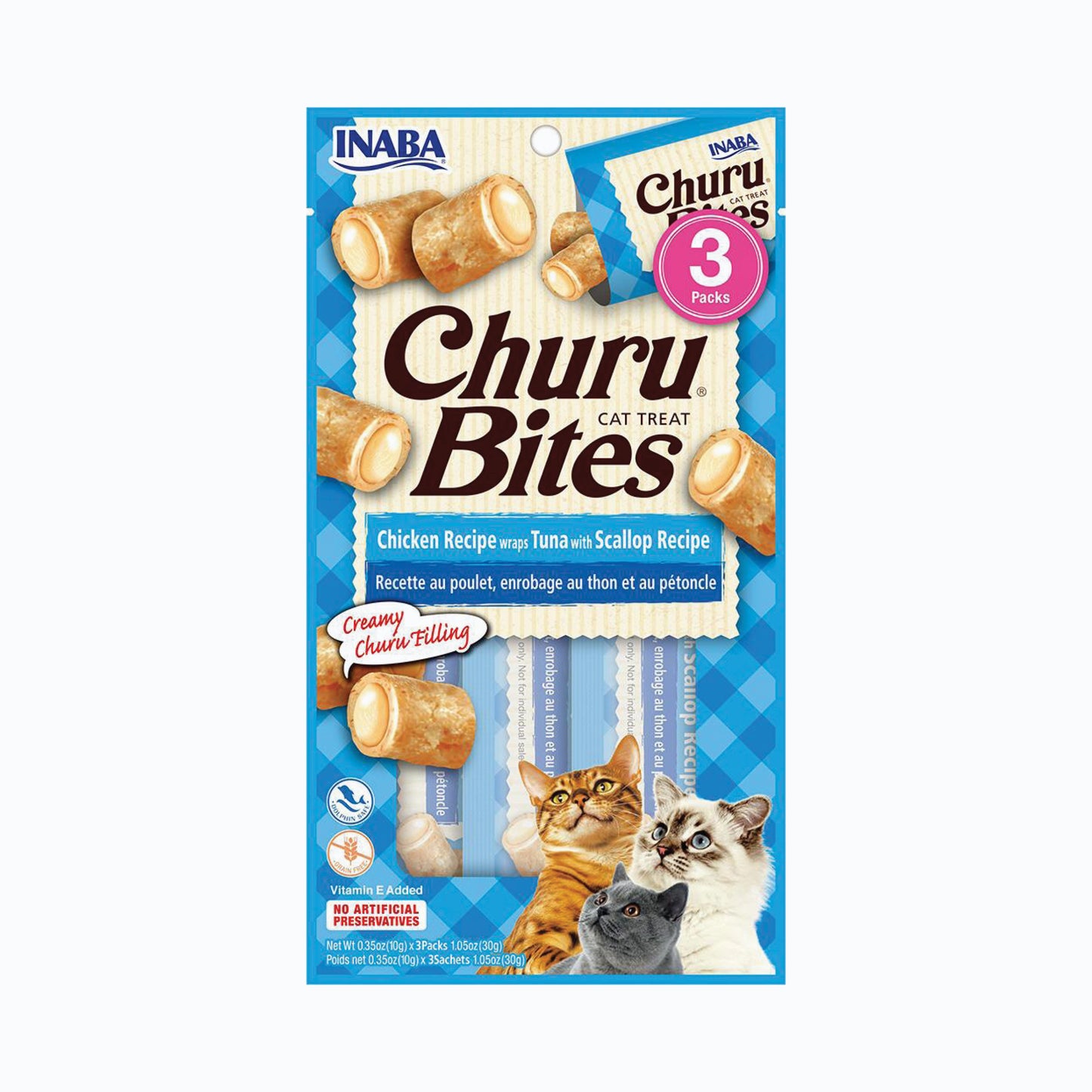 Churu Bites 722 Chicken Wraps Tuna And Scallop