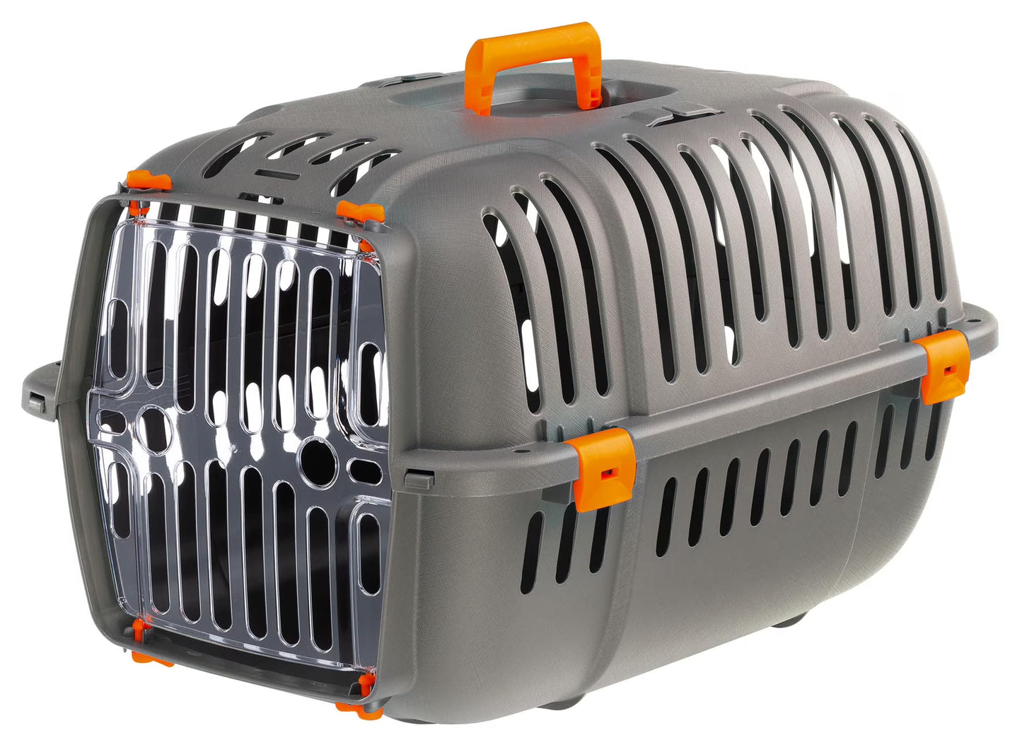 Ferplast Grey Transportation Carrier for Cats and Small Dogs