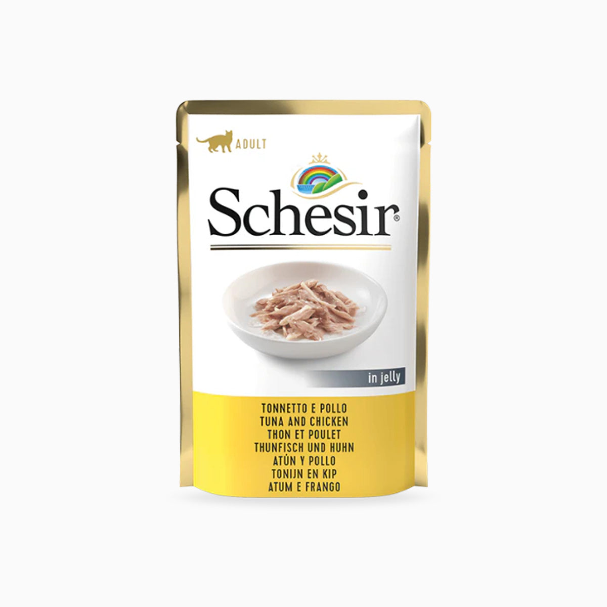 Schesir Cat Tuna&Chick Pouch 85G