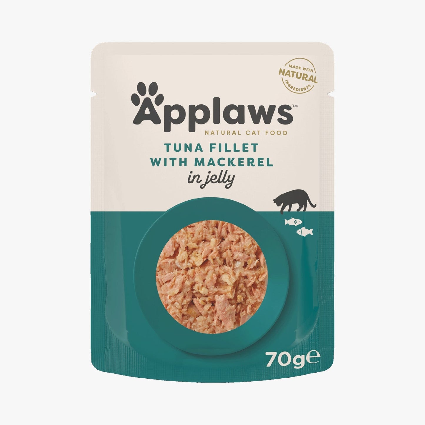 Applaws Cat Pouch Tuna Fillet with Mackerel in Jelly 70g