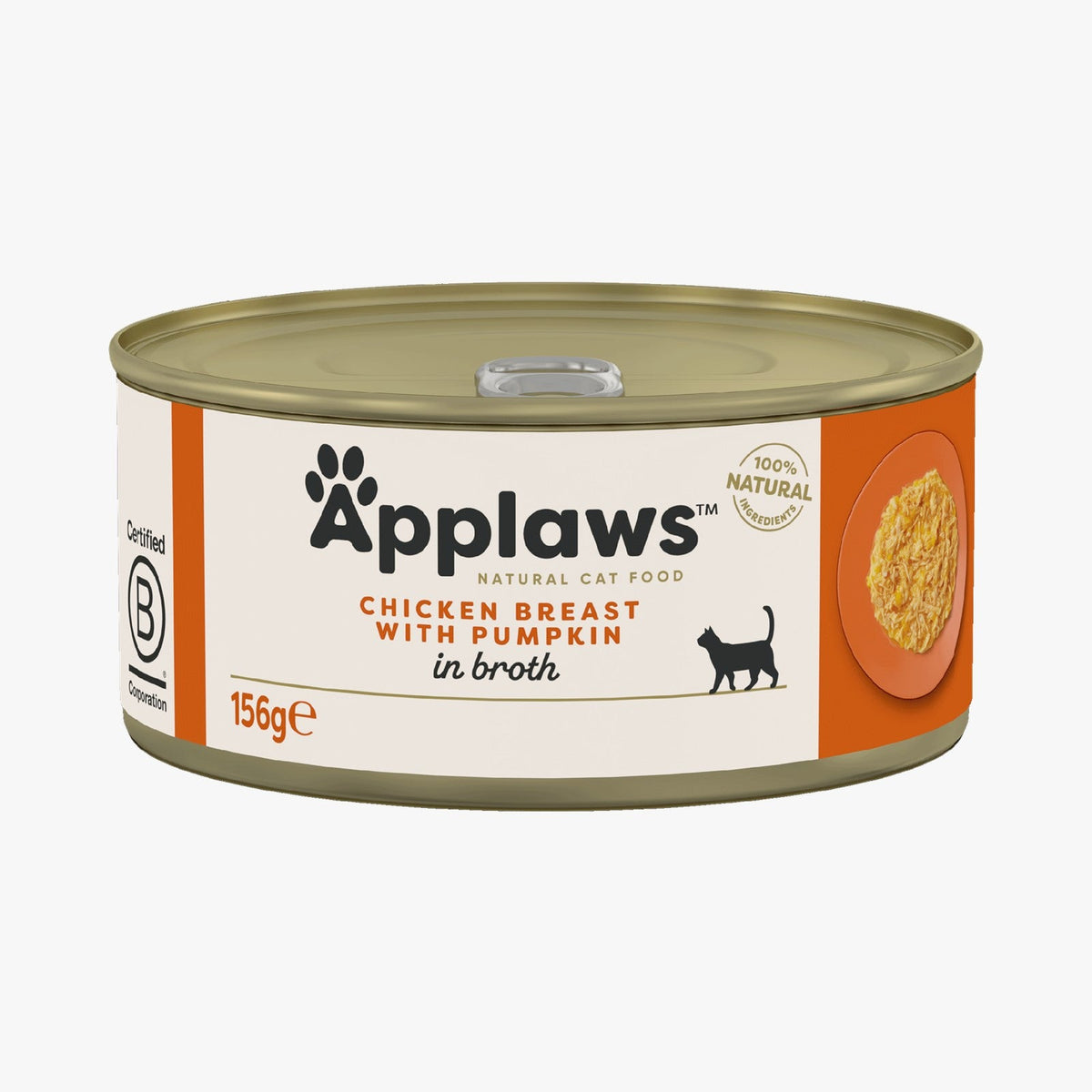 Applaws Cat Tin Chicken Breast with Pumpkin in Broth 156g