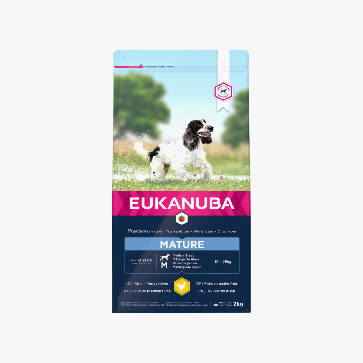 Eukanuba Dog Adult Mature Medium Breed Chicken 2kg