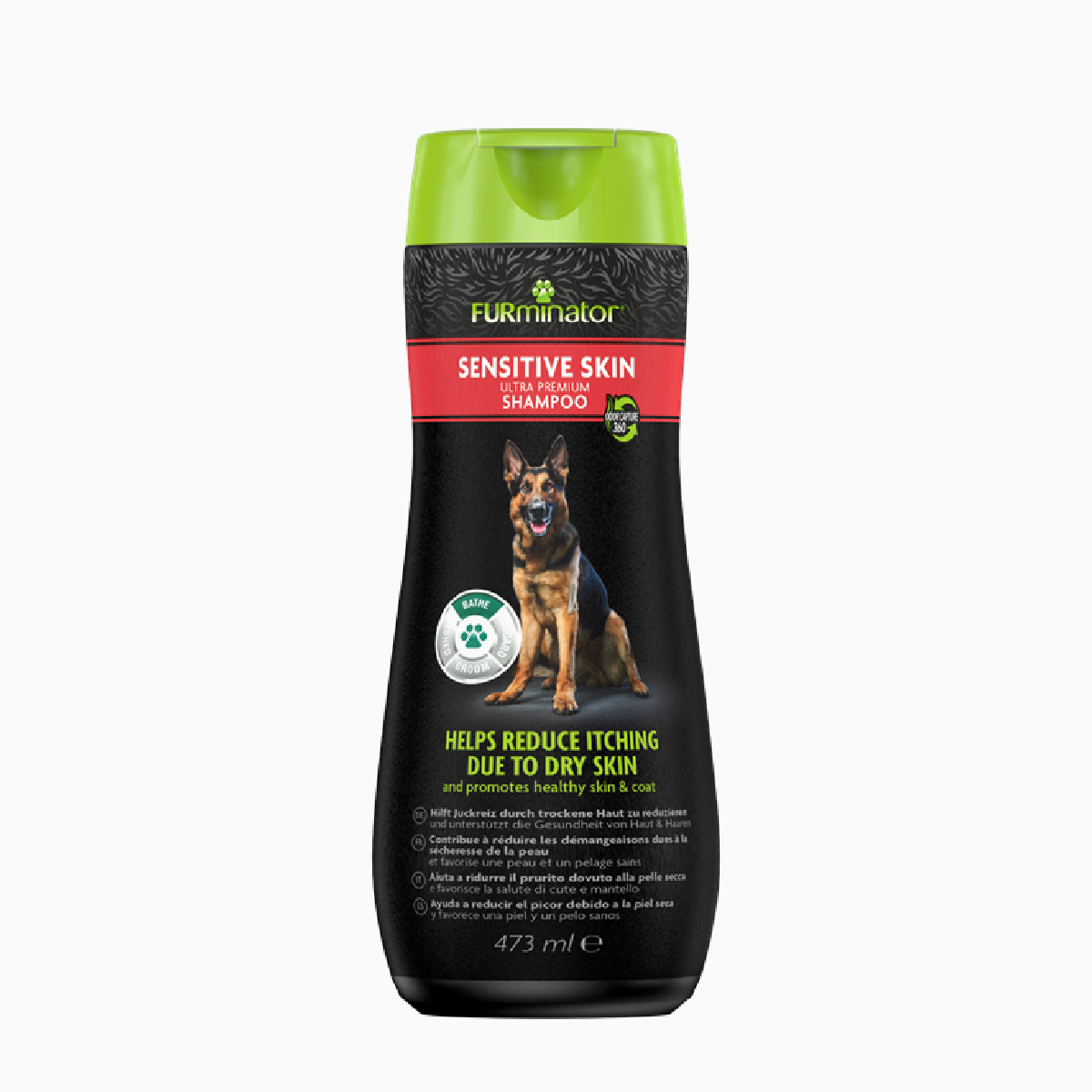 Furminator Dog Sensitive Skin Shampoo 473ml