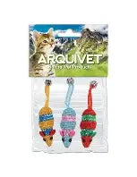 ARQUIVET CAT TOY 3X GLITTER MICE