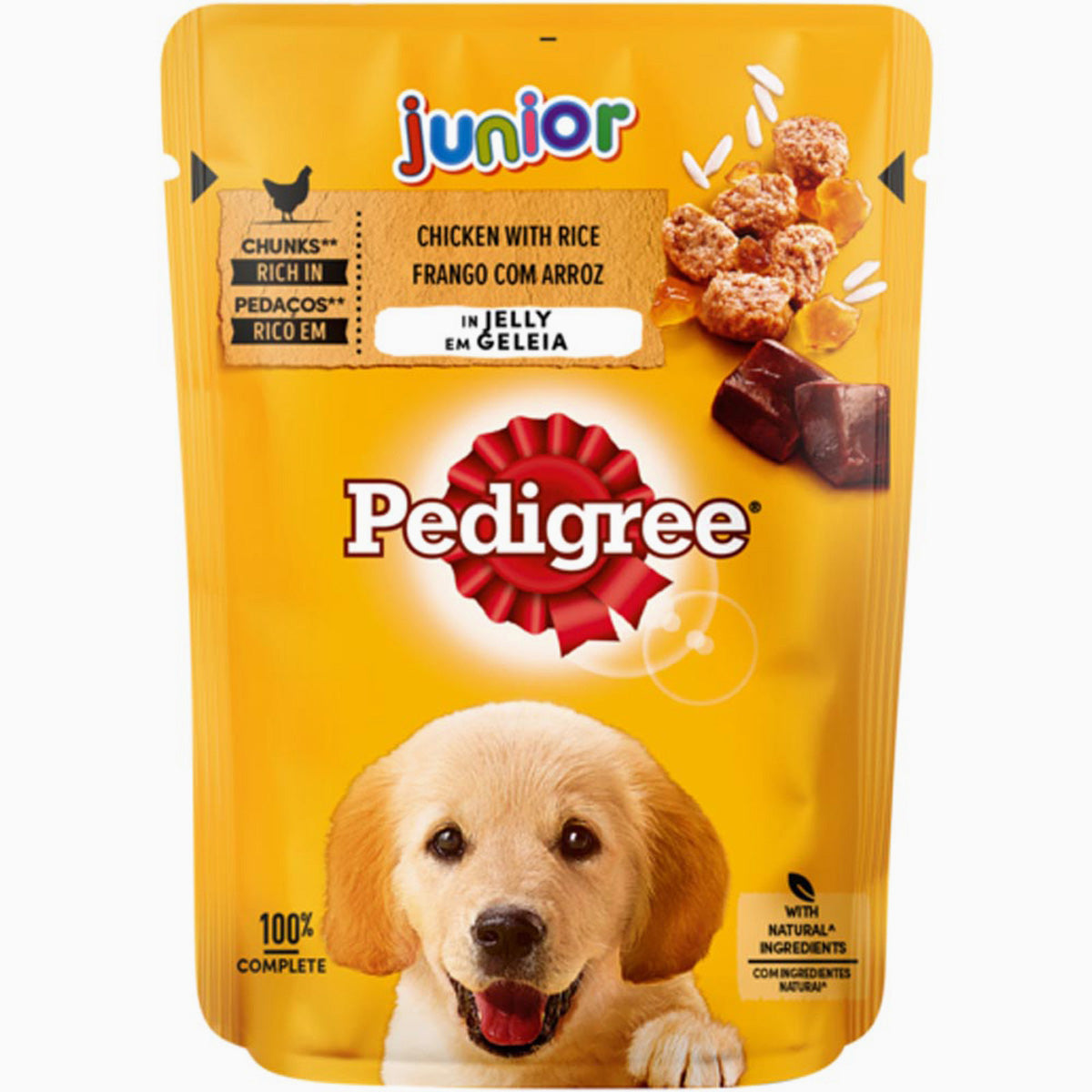 Pedigree Pou Junior Chk & Rice 100G