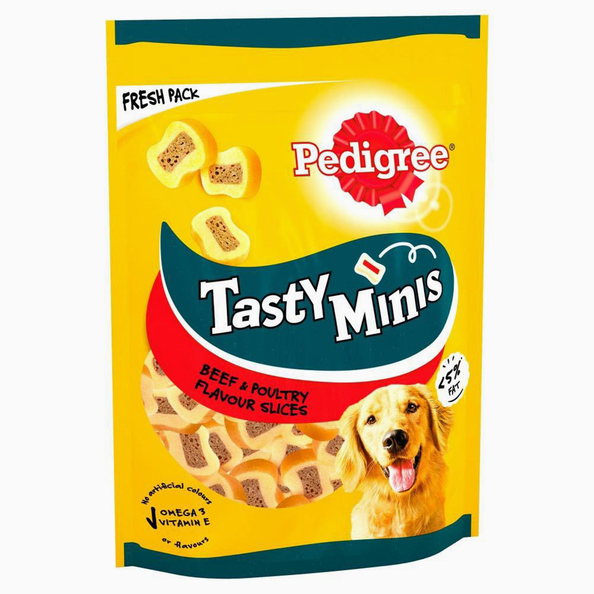 Pedigree Tst Mins Chew Sli Bf/Pou 8X155G