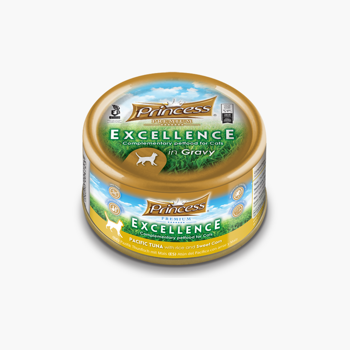 Princess Excellence Pacific Tuna with Rice & Sweet Corn – Wet Cat Food 70g