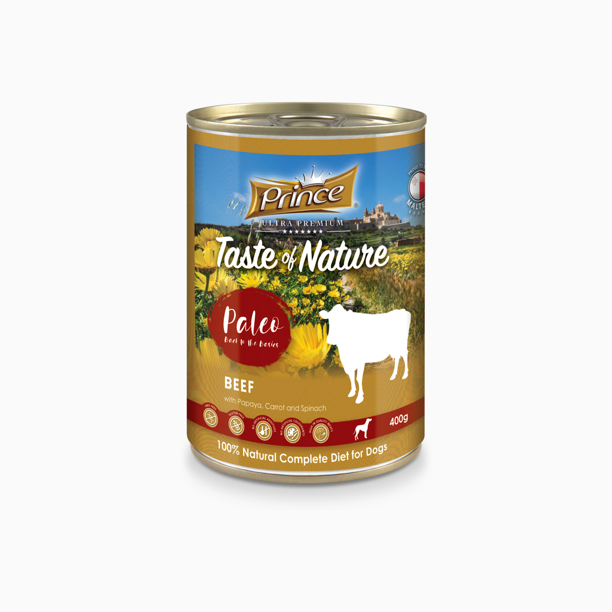 Prince Ton Paleo Beef Papya 400Gr Maroon
