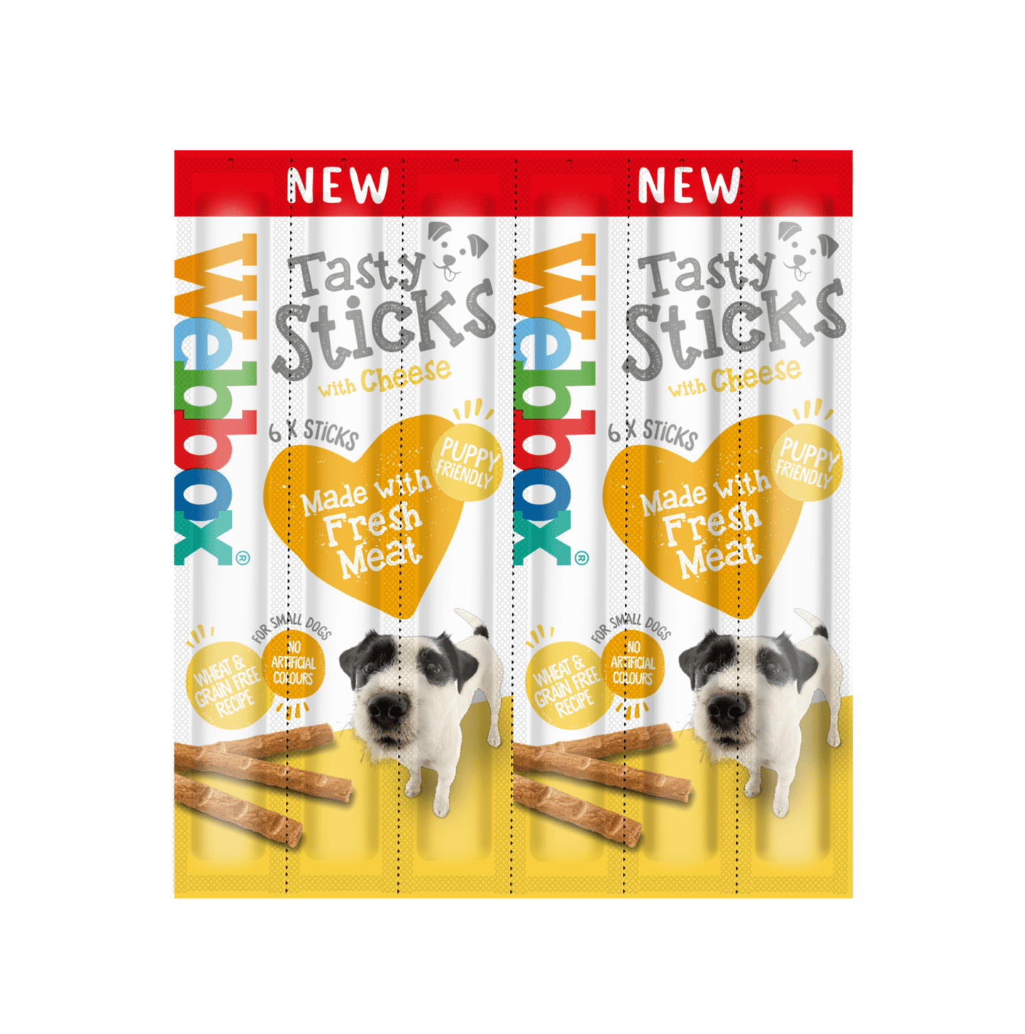 WEBBOX DOG TASTY STICKS W/CHK 6X5GR