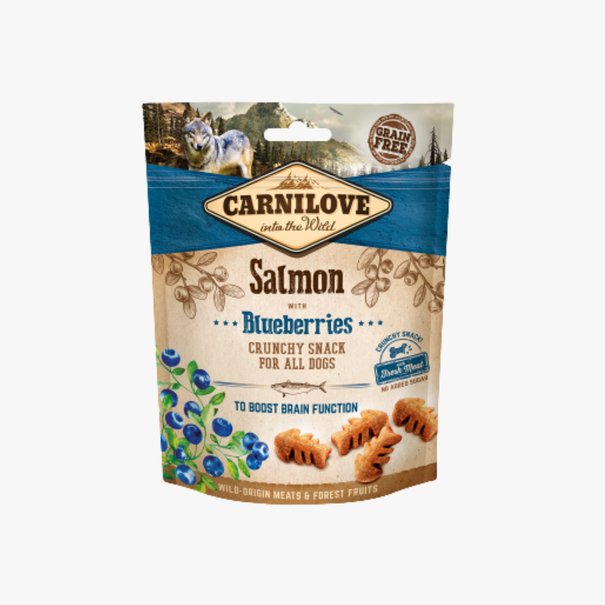 Carnilove Dog Crunchy Snack Salmon with Blueberries 200G